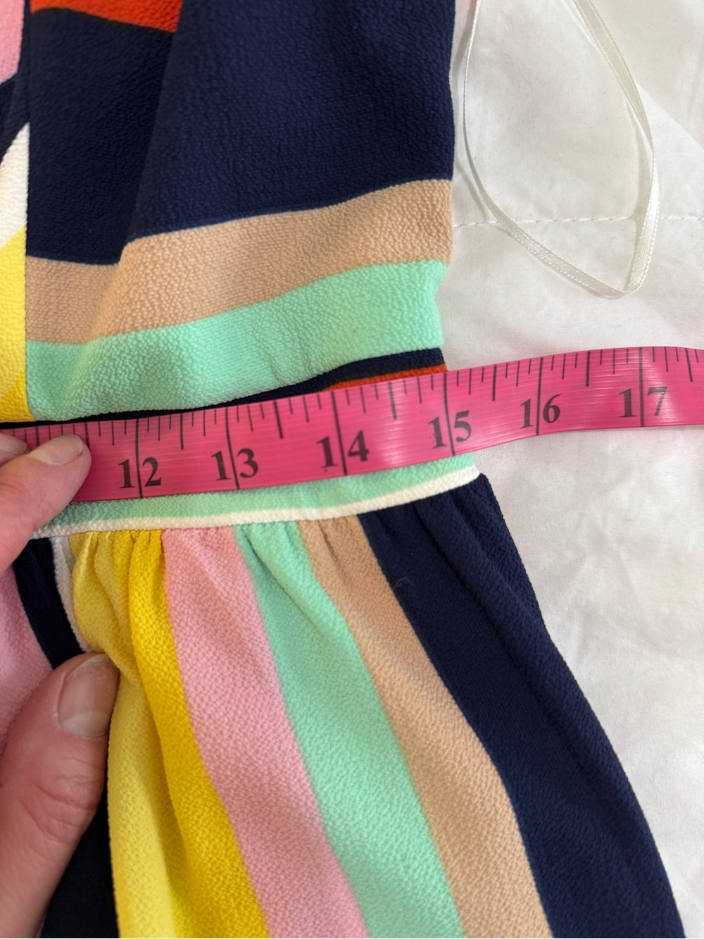 Super Cute Striped Crepe Spring Dress from ModCloth - Picture 3 of 4